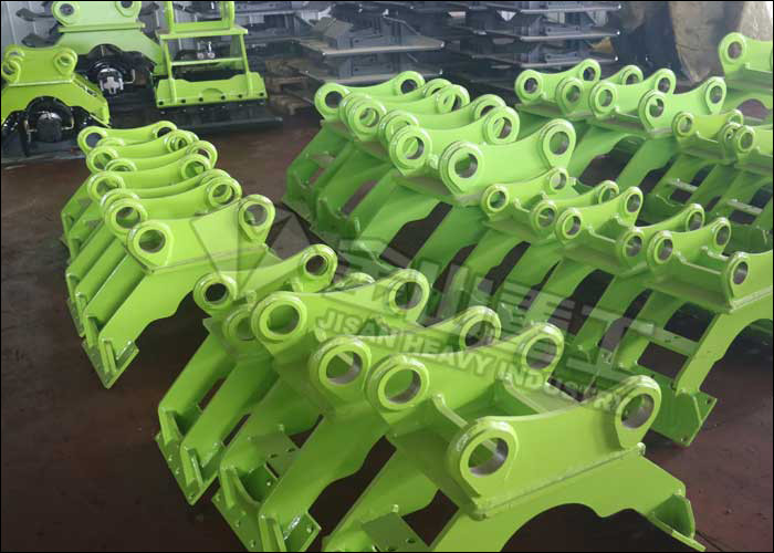 Durable Hydraulic Plate Compactor , Slope Plate Compactor For Excavator