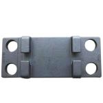 AREMA Standard Steel Railroad Rail Track Tie Plates for Rail Construction