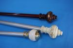 Decorative Zinc Alloy Galvanized Pipe Curtain Rod 5 Metre 0.3mm