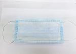 Skin Friendly Disposable Non Woven Face Mask Blue Anti Fog Face Mask