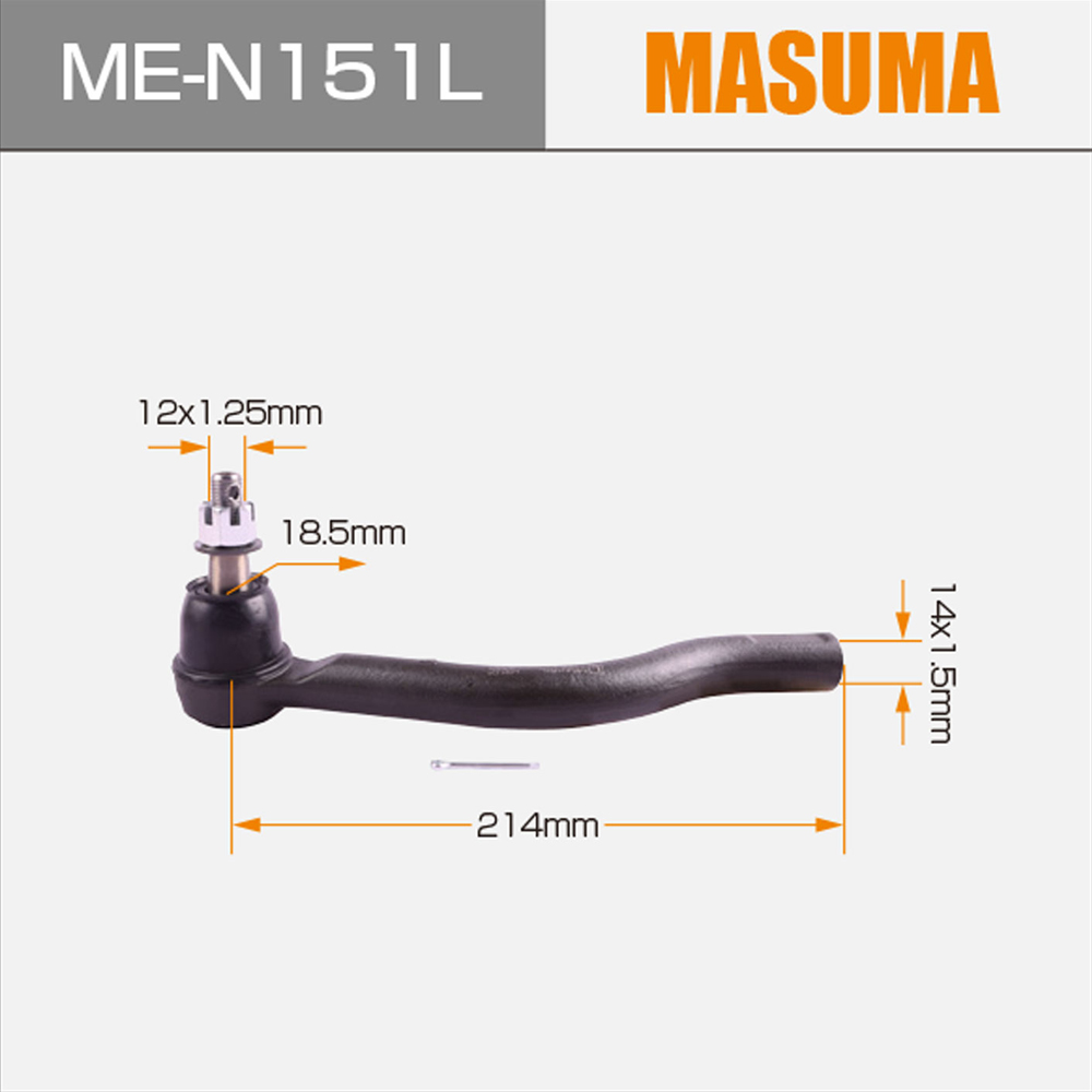 SE-N151L MASUMA CAR PARTS Tie Rod End for NISSAN MURANO Reference NO. D8640-1AA1A