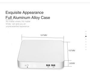 China Fanless Industrial Mini Workstation PC Quad Core J1900 I5 4200U I7 4500U 5500U 2955U on sale