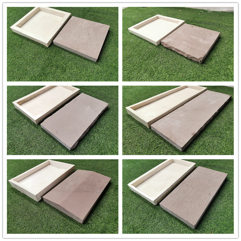 Construction Artificial Stone Production Line Precast Concrete Flagstone Machinery