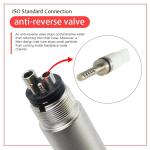 LED High Speed Hand Piece Quadruple Spray Air Turbine