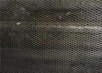 4 Feet Width Coated Expanded Metal , 5 X 10mm Carbon Steel Woven Metal Mesh