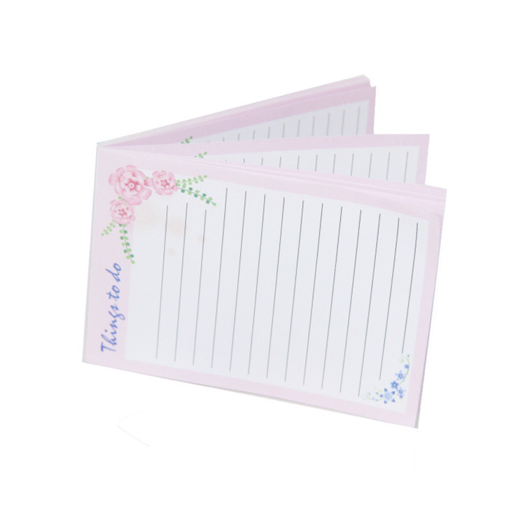 Student Creative Cute Mini Notepad Diary Pink Sticky Note Combination