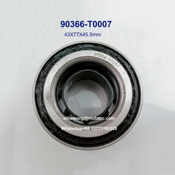 90366-T0007 43KWD07 Whell Hub Bearings 43X77X45.5mm for Toyota