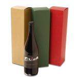 one bottle kraft packaging wine box wine box with carrier