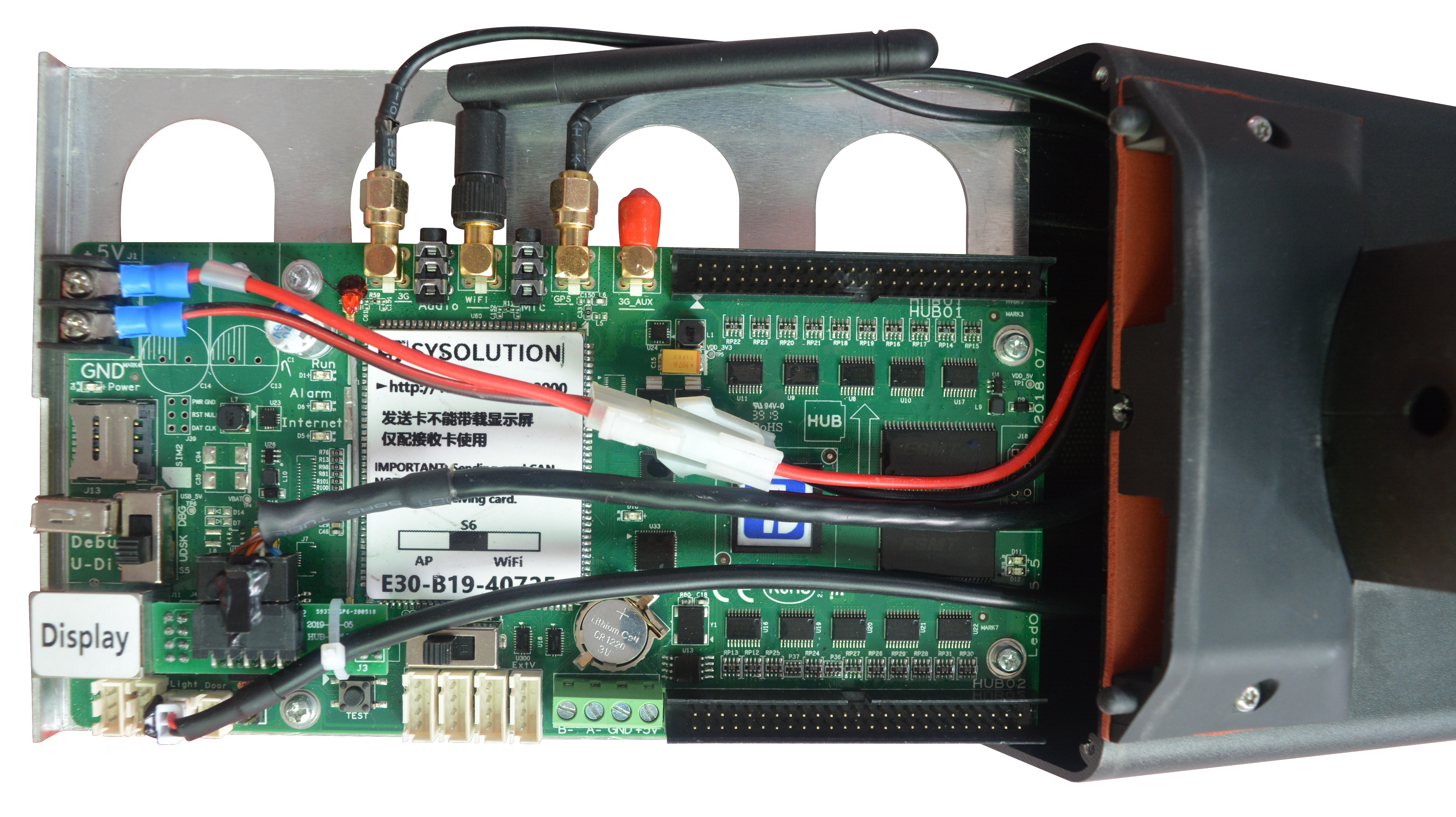 RoHS P2.5 Taxi Roof LED Display 960*320mm Car LED Display Screen