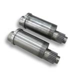 4mm 2 Pcs Eccentric Shaft Carbon Steel Pellet Mill Spare Parts