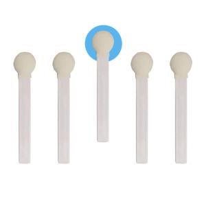 Quality White PP Stick Round Head Foam Swabs 30mm Diameter wholesale