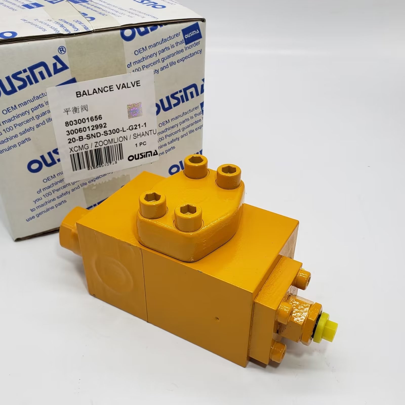 20-B-SND-S300-L-G21-1 Balance Valve 803001656 3006012992 For XCMG ZOOMLION SHANTUI