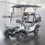 Pneumatic Tires 80km Travelling Range 4 Seater Golf Cart 3790*1260*1950mm