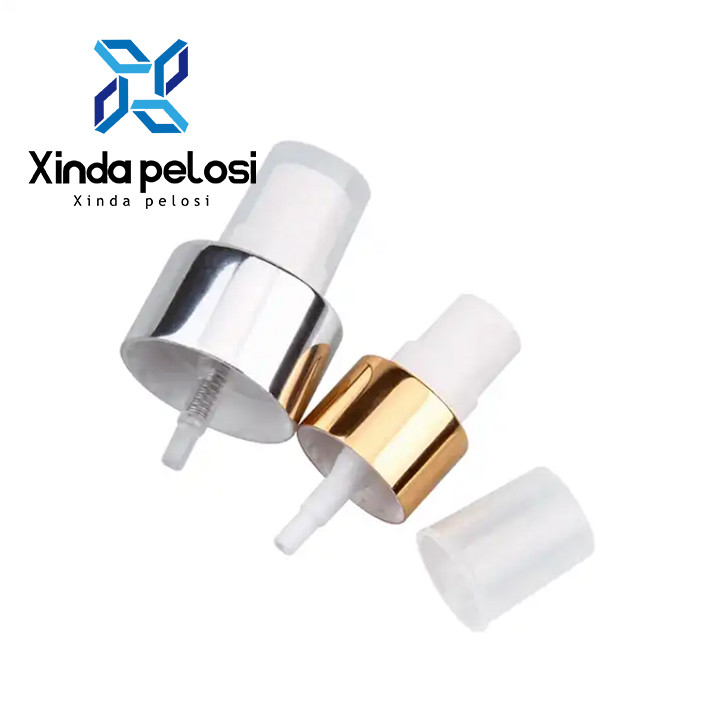 UV Technology Golden Perfume Pump Sprayer Closure Fine Mist Sprayer Half Cover Perfume