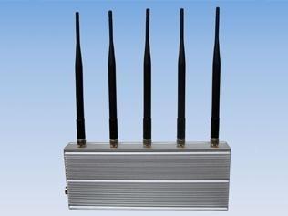 Desktop Cell Phone Signal Jammer , Business Personal Cell Phone Blocker For 3G