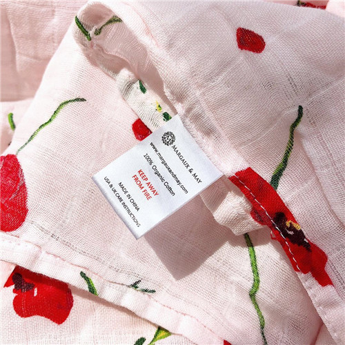 Anti Bacterial Muslim Baby Blankets Ultra Absorbent Healthy Eco Printing