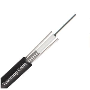 Quality G652D PBT Duct Fiber Optic Cable 4 Core Parallel Steel Wire Steel Pe Sheath wholesale