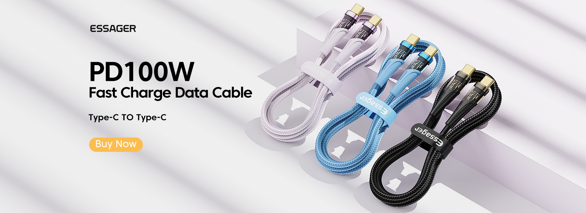 USB2.0 Type C To Type C USB Data Cable Quick Charging 100W 5A 480Mbps Transfer