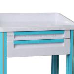 Hospital Thickened Bottom Icu Emergency Trolley 62*48*99cm