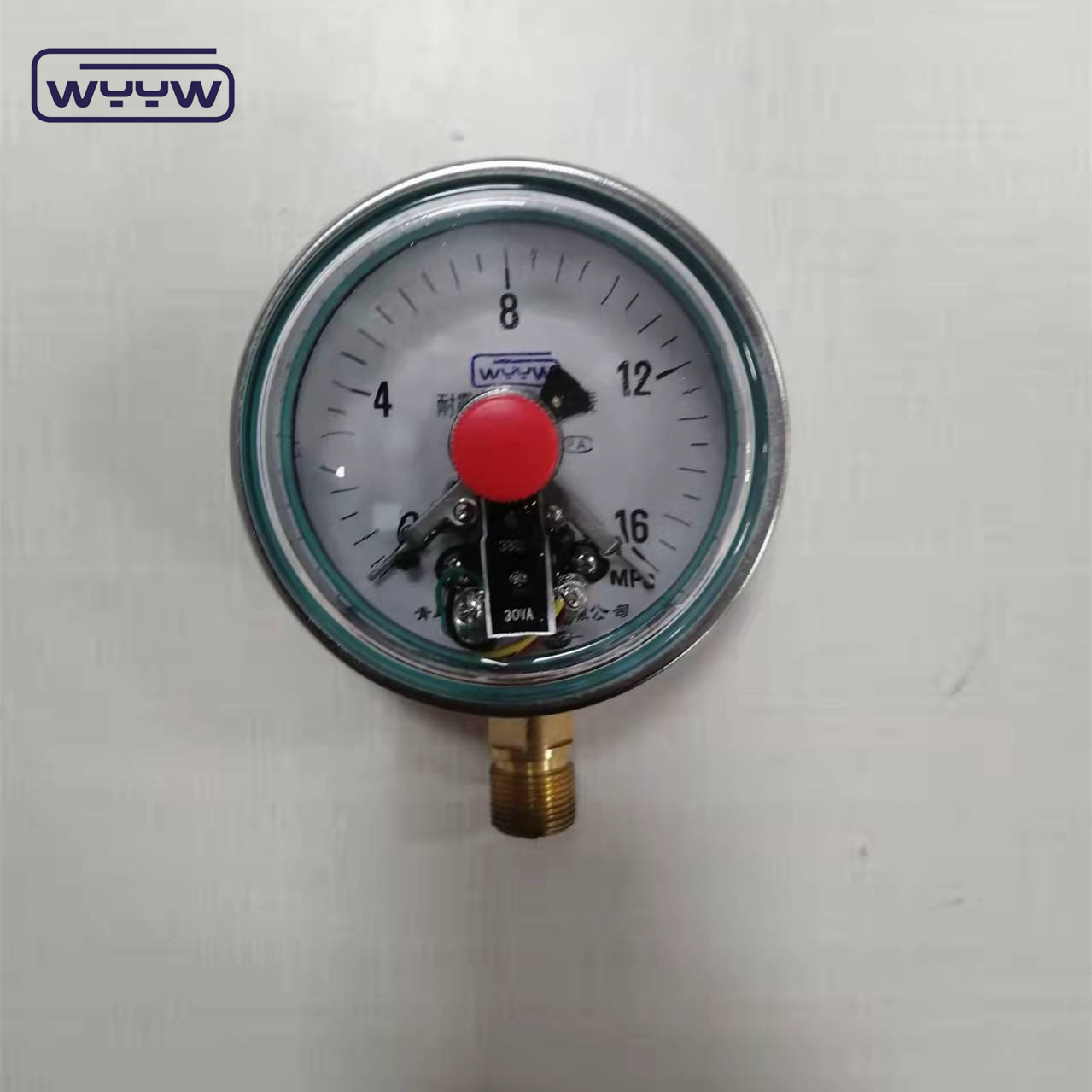 100mm Electric Contact Pressure Gauge for Industrial Pressure Measurement in Demanding Environments