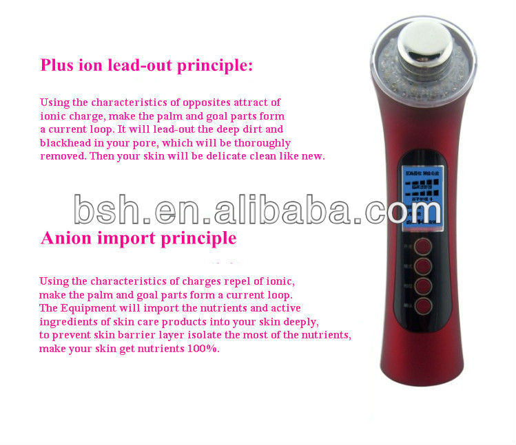IPL Type Ultrasonic Facial Machine , Ultrasonic Skin Tightening Machine