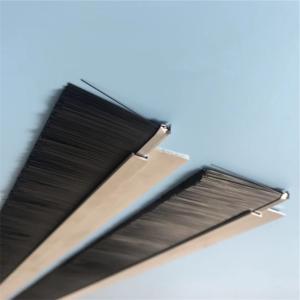Quality ODM Nylon Industrial Brush Strip Horse Hair Strip Brush 100mm wholesale