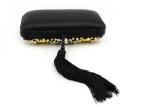 Jewellery Diamond Banquet Womens Evening Clutch Handbags With Silk Tassels