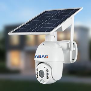 Quality 1080P Spotlight Solar Battery Powered Camera Pan Tilt 360 View wholesale