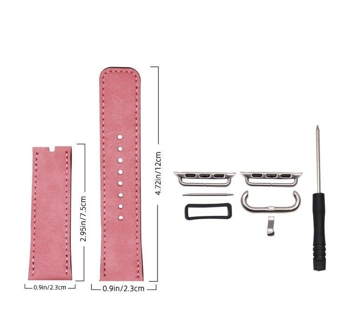 Diy Custom Printing PU Leather Blank Sublimation Watch Band For Apple Smart Watch