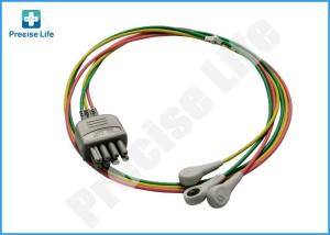 Quality Nihon Kohden BR-913P Electrode Lead K910A ECG Lead Wire ECG Cable With Snap wholesale