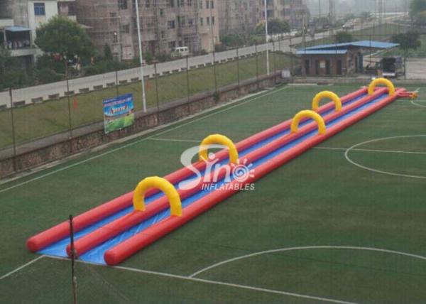 Custom made outdoor kids N adults inflatable water slide N slip from Sino