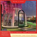 Contemporary Design Style Outdoor Hotel Camping Site Scenic Glass Room Spherical