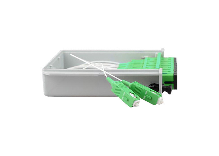 SC APC Splitter For Fiber Optic Cable , pLC fiber optic splitter 1X8
