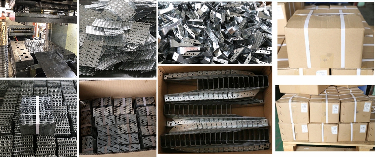 4mm Galvanised Shape Stamping Parts Post Fence Foot Anchors for Fixing and Connecting
