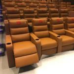 BS5852 Commercial Theater Seats Home Cinema Movie Sofa Chair With PP Armrest