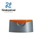 25mm 2 Colors Plastic PP Oval Flip Top Cap Mould Snap On Cap For Shampoo Bottle