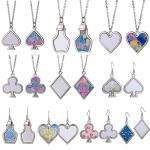 Personalized Sublimation Products Blank Metal Sublimation Necklace