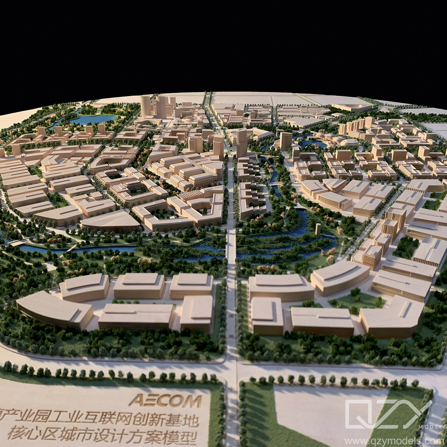 Shenyang Landscape Miniature Architectural Models Aecom 1/2000 Sino German Industrial Park