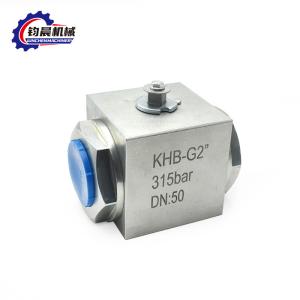 Quality Stainless Steel KHB-G2'' 315bar High Pressure Ball Valve Hydraulic Gas/Water/Oil wholesale