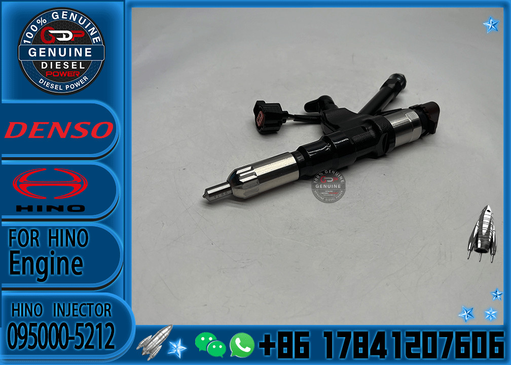 HINO P11C 23670-E0351 SK450 Nozzle 095000-5212/095000-5214 Den So Diesel Engine Parts Fuel Injector