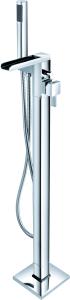 Quality Innovative Floor Standing Bath Shower Mixer Morden Style Chrome Finish T8450A wholesale