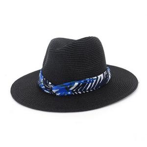 Quality Dame Top Hats Men Straw Women Straw Hat Men Sombrero Sun Protection Straw Hat with Ribbon wholesale