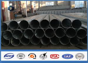 Quality Dodecagonal Electric Power Industrial Light Steel Poles with Bituminous Painting Protection wholesale