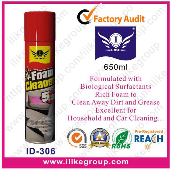 Biological Foamy Car Cleaning Chemicals For Household / Bathroom , Furniture