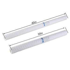 Quality 40 Inch Industrial Engineering Spiral Wound Filter Element for Water Treatment System wholesale