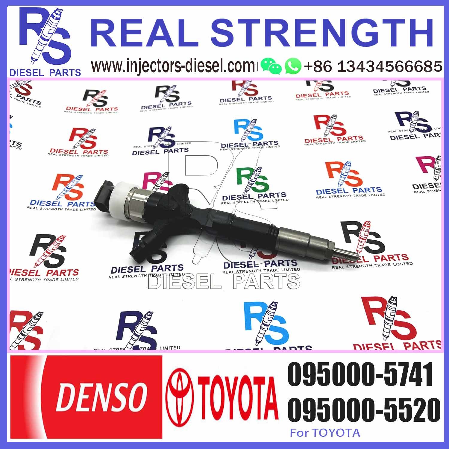High quality diesel common rail injector 23670-30120 095000-5891 095000-5741