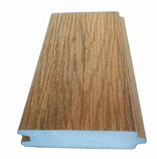 18mm Thickness ASA Capped PVC Composite Decking for Wood Grain Garden Fencing Panel