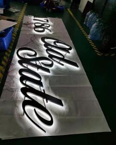 Quality Outdoor Wall Store Front Advertising 3d Business Signage Shop Logo Acrylic Channel Letters Illuminated Led Electronic Signs wholesale
