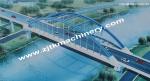 Steel Arch bridge , Steel Concrete Bidge , 30m ~180m, Heavy loading