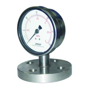Quality Milk Juice Medicine Homogenizer Shockproof Flange Mounting Diaphragm Pressure Gauge wholesale